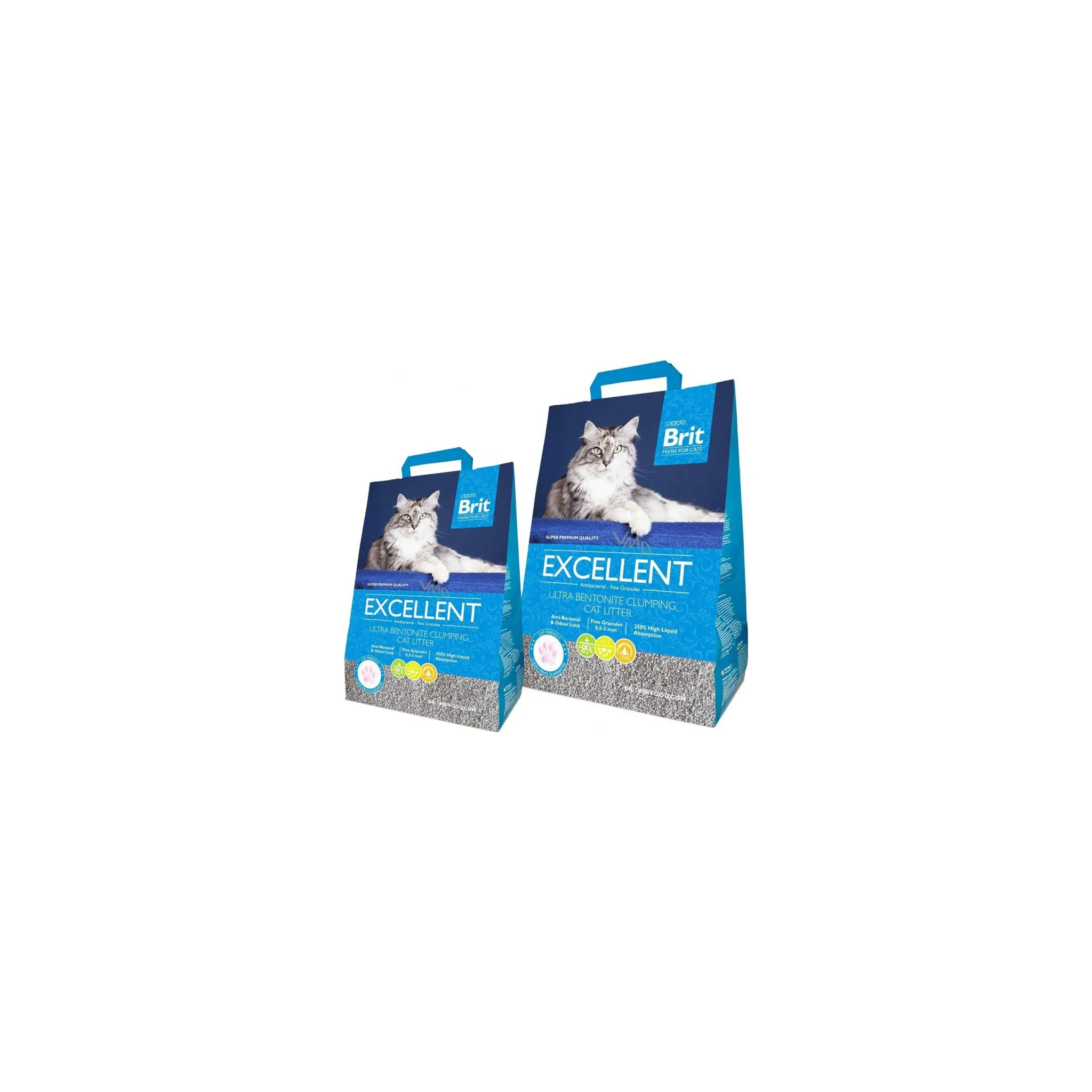 Fotografie 2 - Podestýlka pro kočku Brit Fresh for Cats Excellent Ultra Bentonite 10 kg