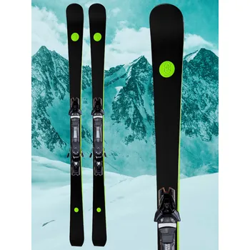 Sjezdové lyže Sjezdové lyže AK Ski Piste Green + vázání Salomon Z12 GW 22/23