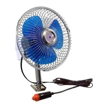 Domácí ventilátor Ventilátor otočný, průměr 17cm, chrom, 12V 14468