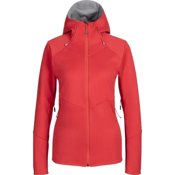 Mammut Mammut Ultimate VI SO Hooded Jacket Women Barva - Velikost: Červená - XS
