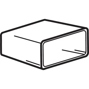 Ventilační potrubí Spojka plochého potrubí vnější 220 x 90 mm (1053N)