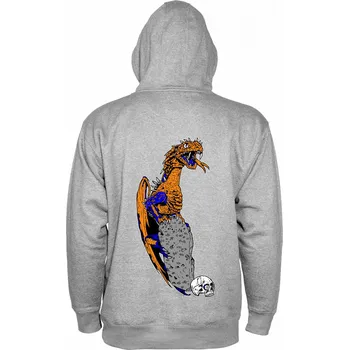 Pánská mikina bones Pánská mikina cody lockwood dragon hood carbon grey