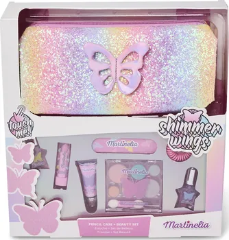 dětské šminky a malovátka Martinelia Shimmer Wings Dětská kosmetická sada motýl KSBH1144