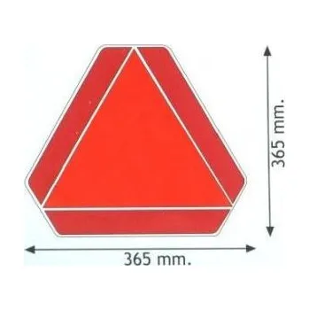 Výstražný trojúhelník Reflexní trojúhelník 365x365mm, pro pomalá vozidla 2935
