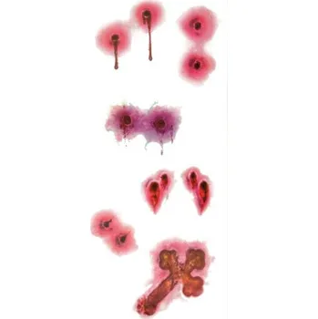 Karnevalový doplněk Tetování upíří kousnutí