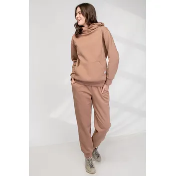 Těhotenská mikina MAMBI Kojicí mikina Kira camel Velikost: XL