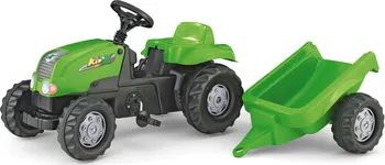 Dětské šlapadlo Rolly Toys Šlapací traktor Rolly Kid s vlečkou 012169