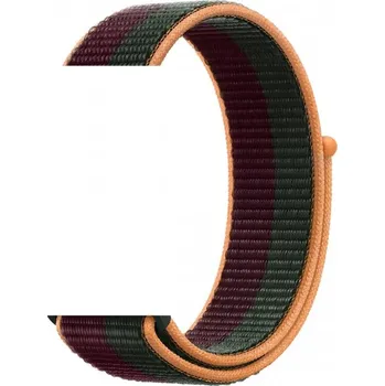 Příslušenství k chytrým hodinkám Nylonový provlékací sportovní řemínek 20mm pro Samsung / Huawei / Xiaomi / Garmin Barva: Fialová/zelená, Typ: 114