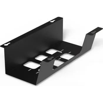 kabelová chránička In-Design Držák kabelů a zásuvek pod stůl BOXIT V černý Šířka držáku kabelu: 310 mm