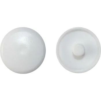 Hmoždinka Čepička na kovové hmoždinky a montážní šrouby - bílá ( 6610 )