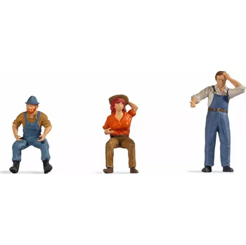 Figurka NOCH Postavičky - traktoristé, sada 3ks