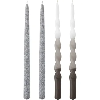 Bloomingville, Svíčky Frost 4 ks - Formadore