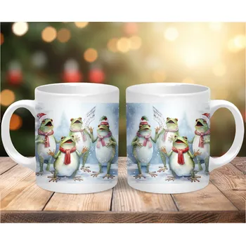 Hrnek 330ml, ZPÍVAJÍCÍ ŽÁBY, cena za 1 ks