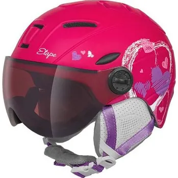 Rider PRO Light dětská lyžařská helma růžová, Obvod 53-55