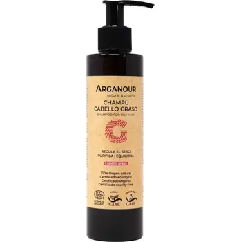 Šampon Arganour Bio šampon na mastné vlasy 200 ml