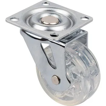 StrongCastors kolečko TOP průměr 50mm transparentní čirá bez brzdy (StrongCastors kolečko TOP průměr 50mm transparentní čirá bez brzdy)