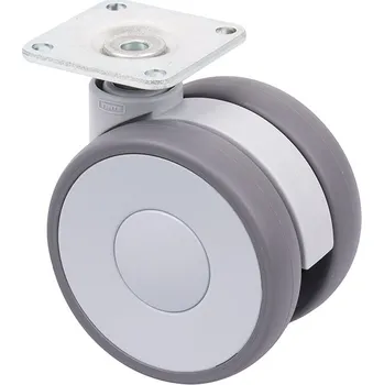 Nábytkové kování TENTE kolečko Linea 65mm 70kg tmavě šedá (TENTE kolečko Linea 65mm 70kg tmavě šedá)