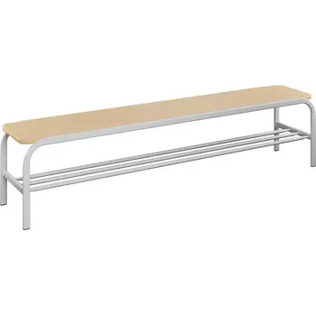 Zahradní lavice SLX 200 lavička šatní RAL 7035 - šedá