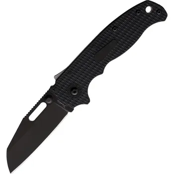 kapesní nůž Zavírací nůž Demko AD20.5 AUS10A DLC SharkFoot Black Grivory