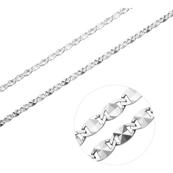 Řetízek Bealio BEALIO Stříbrný náhrdelník VALENTÝNKA disco Délka řetízku: 42 cm 03-05620-0450