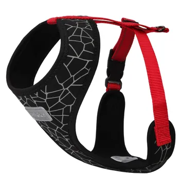 Postroj pro psa Rukka Cube Mini Harness černý/červený