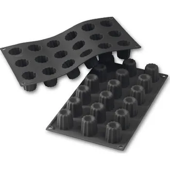 Martellato Silikonová forma Small Bordelais - černá (18 ks)