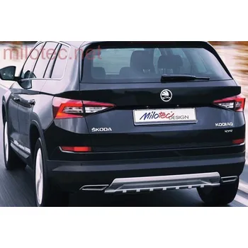 Koncovka výfuku Dummy - koncovky výfuku, ABS - Alu-Brusch, Škoda Kodiaq (961 22)