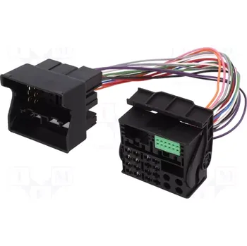 Autorádio Adaptér; VW; Quadlock 40pin vidlice,Quadlock 52pin zásuvka