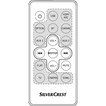 Dálkový ovladač SILVERCREST HG02955 - kompatibilní značkový dálkový ovladač General