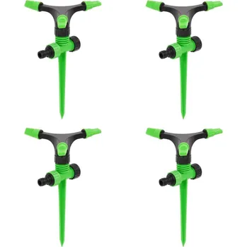 Zahrada vidaXL Rotační postřikovače 4 ks zelené a černé 16x13,5x25,5 cm ABS&PP [154448]