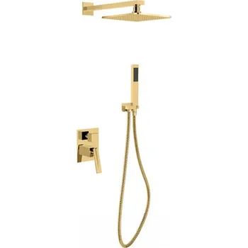 Sprchový set BESCO - Podomítkový sprchový set SLIM ASPIRA II zlatá BABPAIIZL