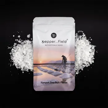 Kuchyňská sůl Pepper Field Sea Salt Flakes - výběr solných vloček Kampotu 100 g