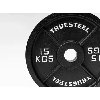 TRUESTEEL Litinové kotouče: 5 - 25 kg 15 kg