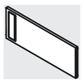 Příborník do zásuvky BLUM ZC7Q0U0FS Ambia Line příčka M černá (BLUM ZC7Q0U0FS Ambia Line příčka M černá)