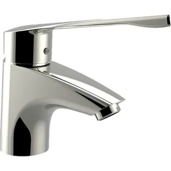 Umyvadlová stojánková baterie bez automatické výpusti, výtok 103 mm, lékařská páka, chrom Deep by Jika Chrom H3111U10041191