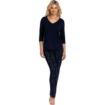 Dámské pyžamo Dámské pyžamo Aretha BABELLA Barva: granát (modrá), Velikost: L