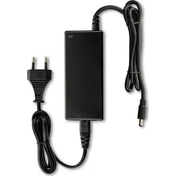 LED osvětlení Napájecí adaptér 48W, DC12V/4A, IP20, černý plast, s vidlicí