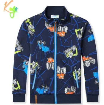 Chlapecká mikina Teplá chlapecká mikina KUGO GM8669, tmavě modrá