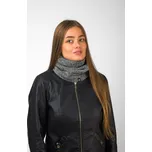 VFstyle Pletený nákrčník Elegant šedý melé