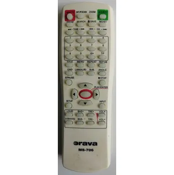 Dálkový ovladač ORAVA MS-706 - kompatibilní značkový dálkový ovladač General