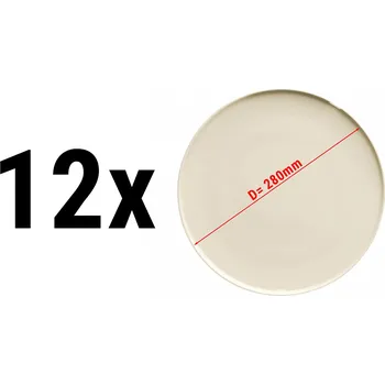 Talíř G.Gastro (12 Kusů) CHEF TASTE OF - Talíř mělký - Ø 28 cm