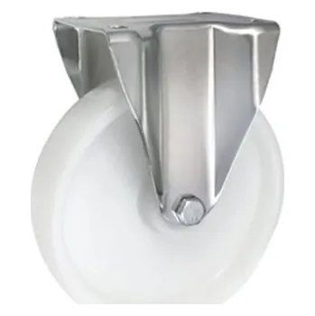 Pojezdové kolečko Plastové kolo 200 mm v nerezové vidlici ZABI