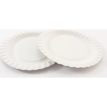 Talíř Talíř papírový nedělený - 15 cm recy