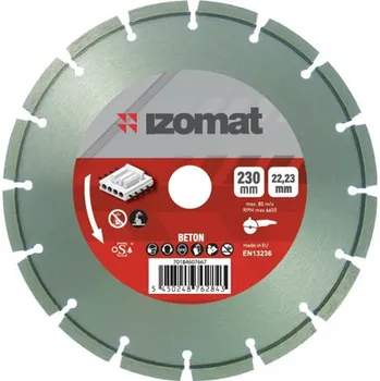 Řezný kotouč Diamantový kotouč IZOMAT beton 230 mm
