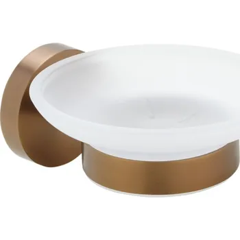 Mýdlenka HOPA - Mýdlenka skleněná - Barva - Růžové zlato broušená KDBE155108042