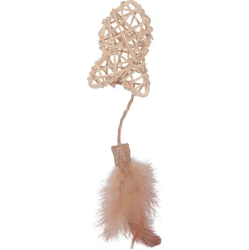 Hračka pro kočku Hračka kočka ETHICAT RATTAN ryba Zolux