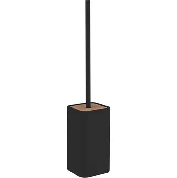 WC štětka Gedy - NINFEA WC štětka na postavení, černá/bambus 133314