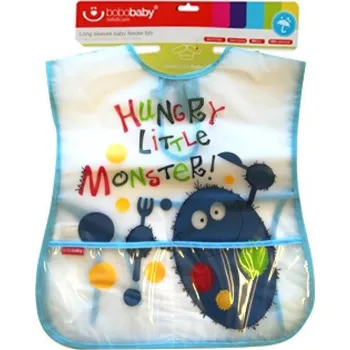 Bryndák BOBO BABY Dětská zástěrka, bryndák - bacil