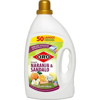 Dávkovač mýdla ORO prací gel s Marseillským mýdlem a s vůní santalu a pomerančů - 2,5 l, 50 dávek