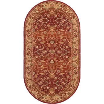 Koberec Kusový koberec Rejent rubin - ovál 100 x 180 cm ovál